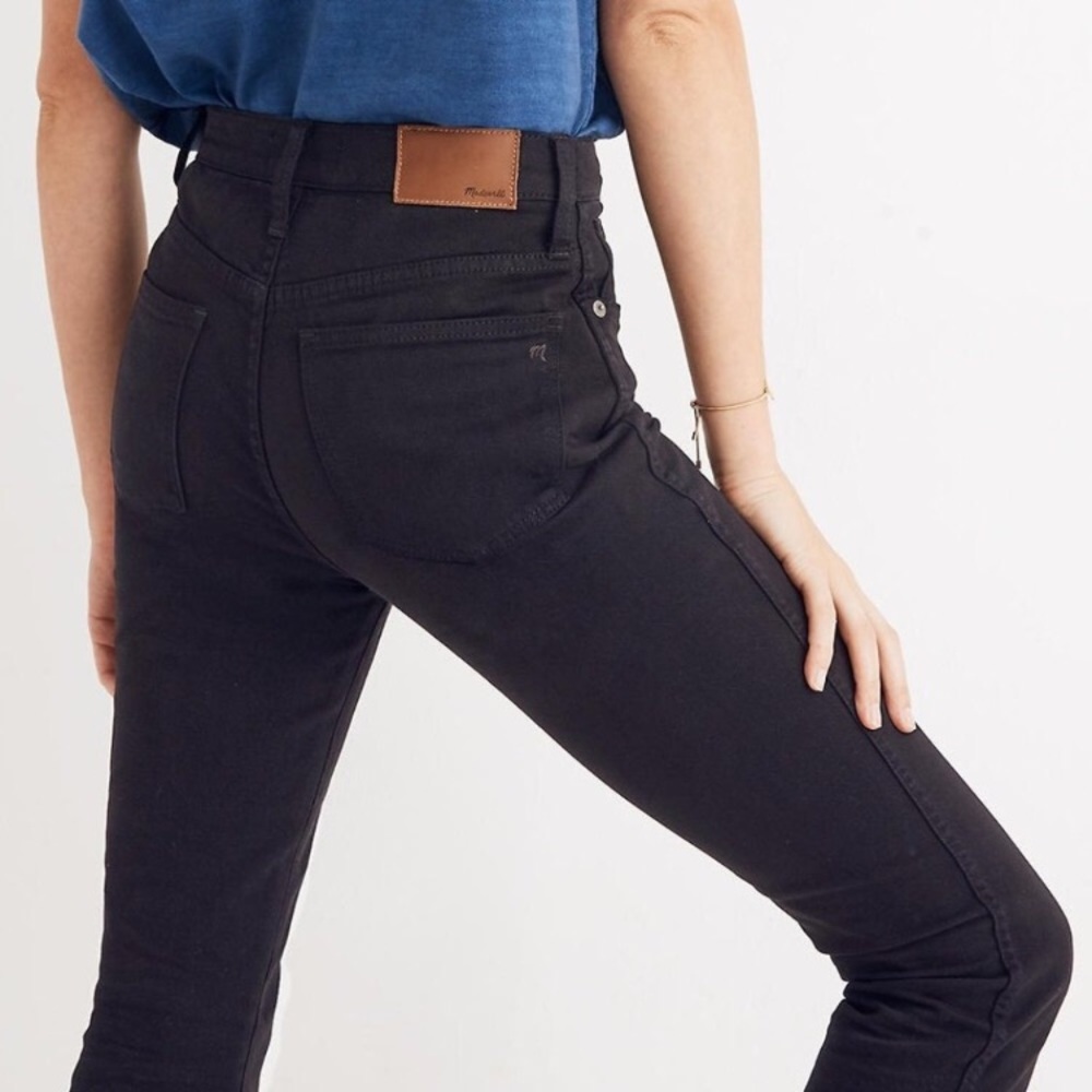 Madewell High Rise Black Jeans
